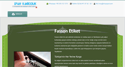 Desktop Screenshot of fassonetiket.com