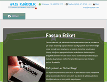 Tablet Screenshot of fassonetiket.com